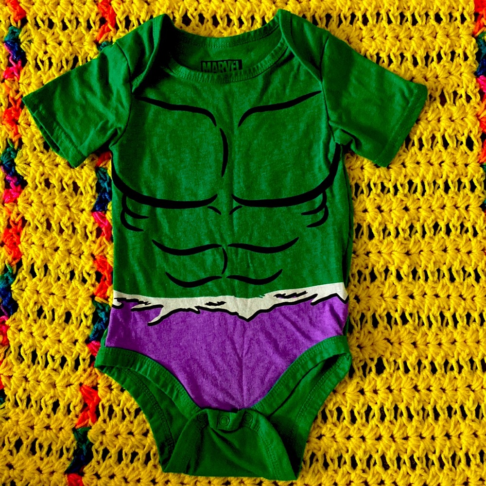 Marvel Hulk Baby Onsie
